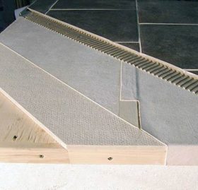 Exterior Tile Assembly Details including Tiledek Waterproof Membrane
