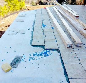Application of Tile on Tiledek Waterproof Membrane