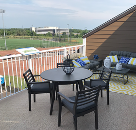 Duradek vinyl decks are low maintenance, slip-resistant and provides lots of dry storage below